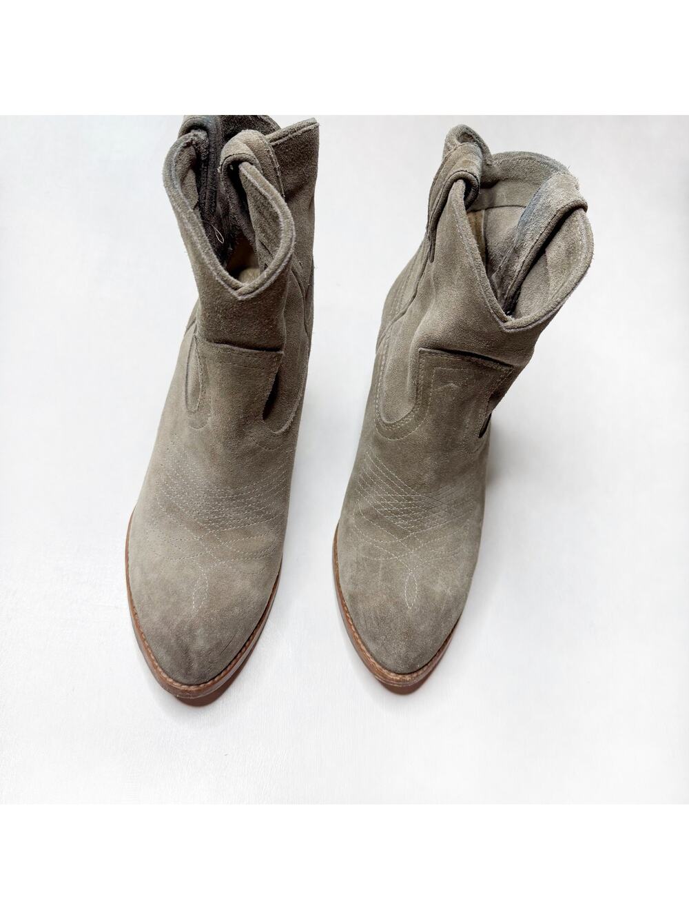 FRYE Gray Booties